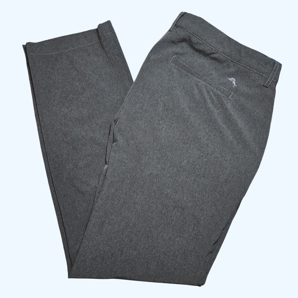 Tommy Bahama Flat Front Chino Performance Pants Golf Mens 42 READ ST124498OU